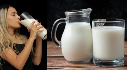right time to drink milk