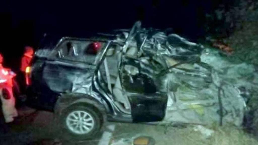 car accident Khambataki tunnel