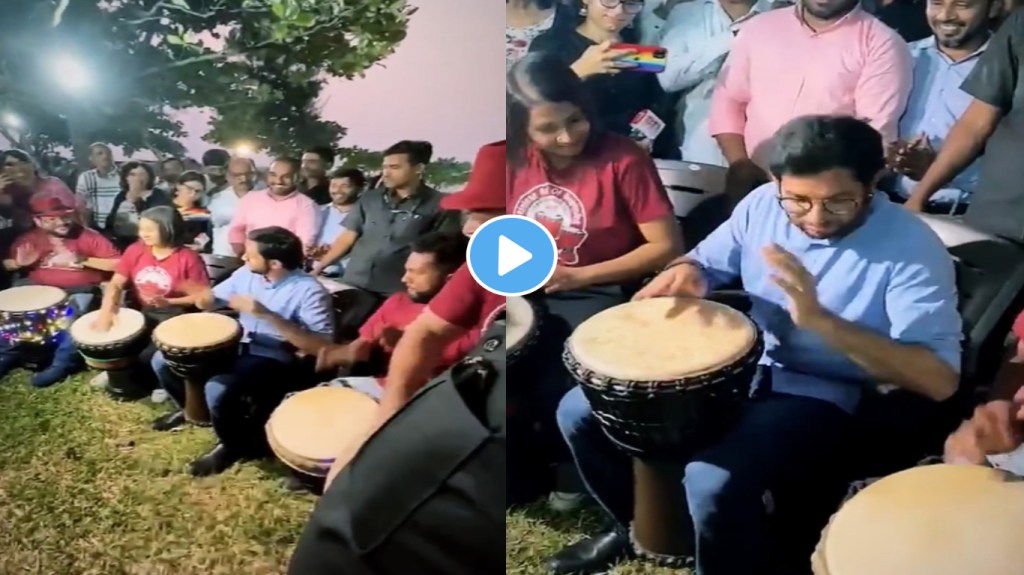 aditya thackeray played drum