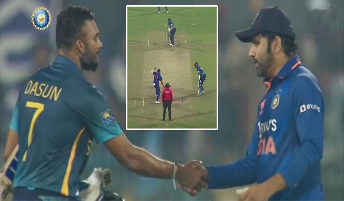 Salute to your sportsmanship of Rohit Sharma 