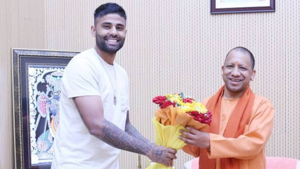 CM Yogi Adityanath's special message for Cricketer Suryakumar