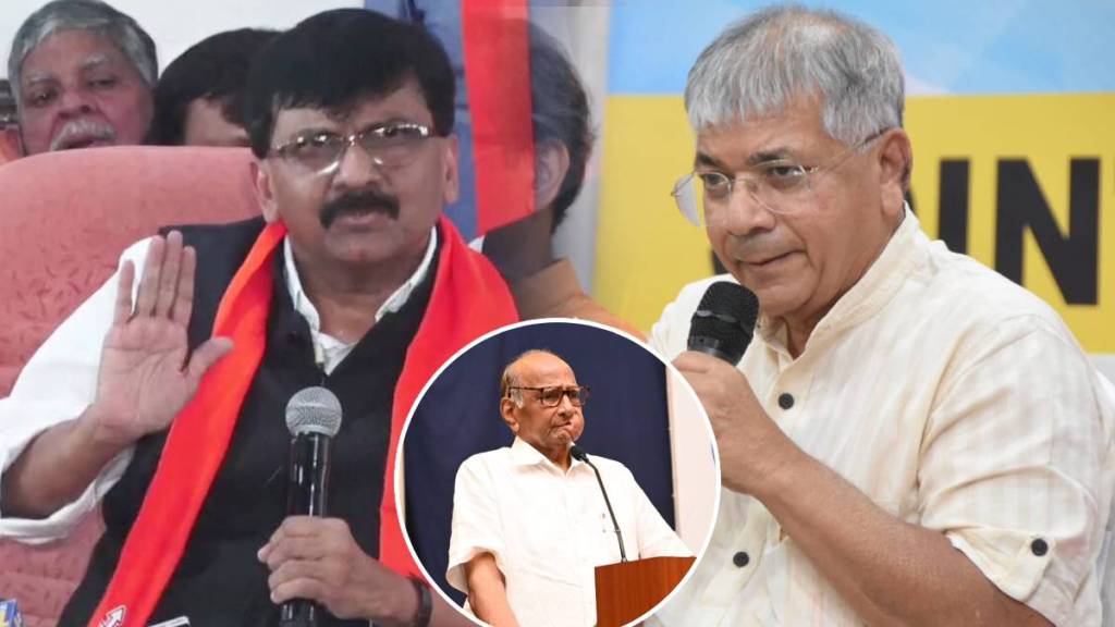 Sanjay Raut Prakash Ambedakar Sanjay Raut Prakash Ambedakar