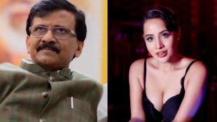 Urfi javed and Sanjay Raut