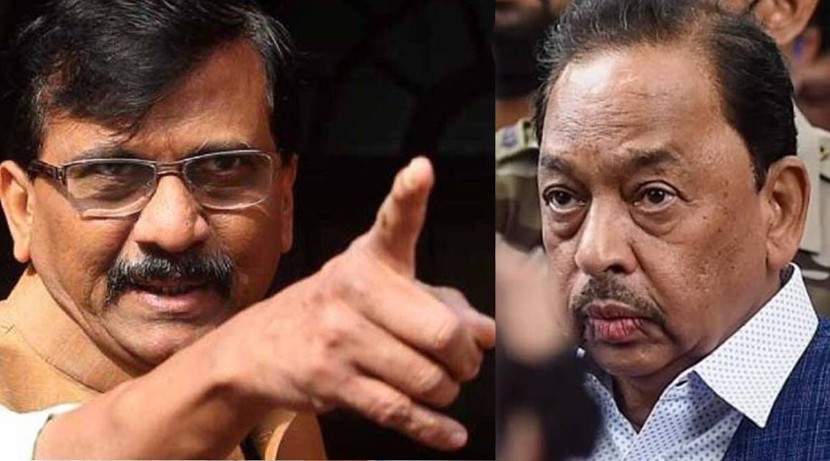 sanjay raut replied to narayan rane