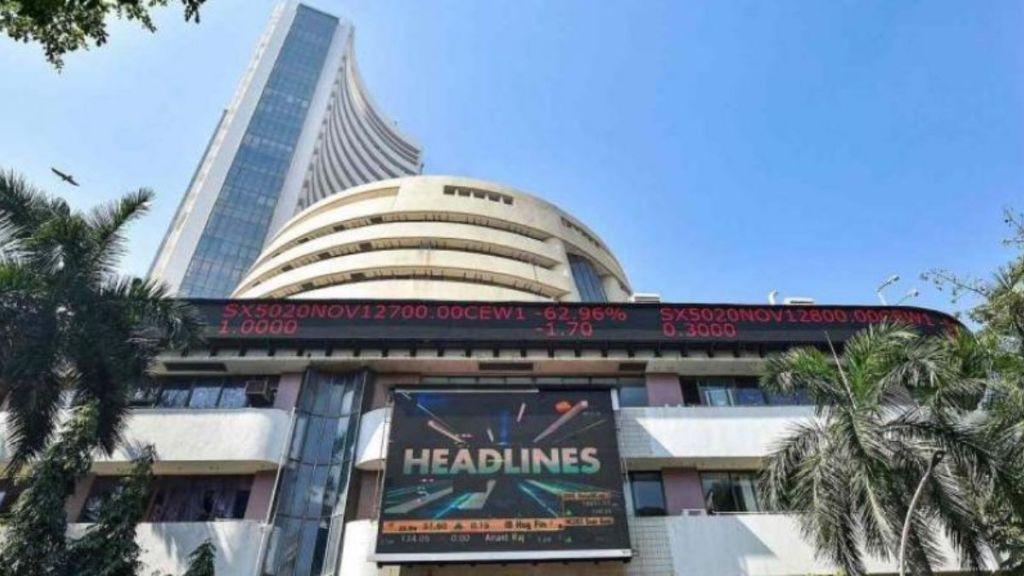 share market highlights nifty settles above 18100