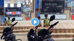 Viral video Salesmans kind gesture towards poor kids who wants to watch tv from outside the showroom wins internet