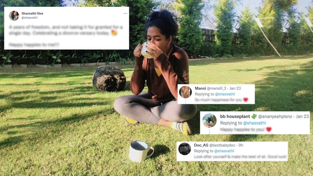 Divorce Women Viral Post On Internet