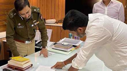 bjp mla siddharth shirole meet pune police commissioner