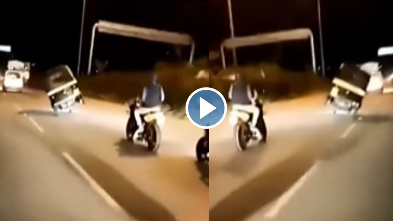 the riksha driver drove the rickshaw on two wheels the thrilling video ...