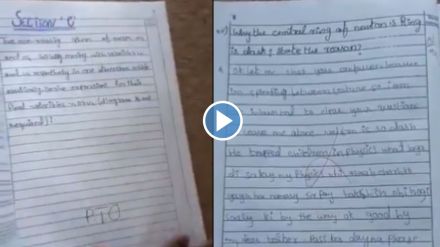 Viral Video of Student paper