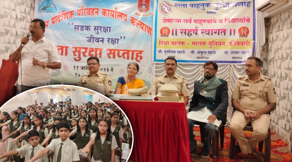follow traffic rules from school life appeals transport officer Ramesh Kallulkar More