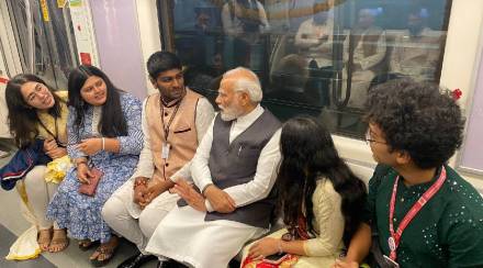 pm narendra modi in mumbai metro pm narendra modi in mumbai metro
