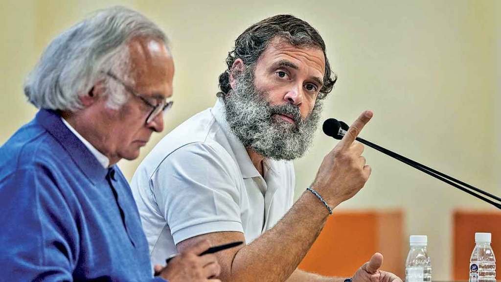 rahul gandhi criticized bjp and the central government over hatred agenda