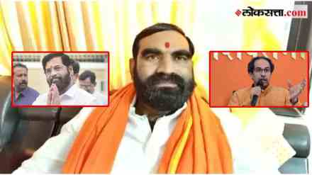 santosh bangar and eknath shinde and uddhav thackeray