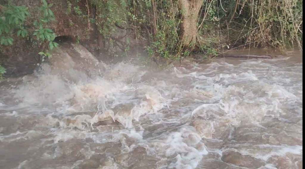 bhatsa dam canal damage