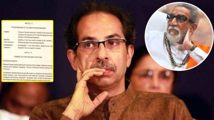 uddhav thackeray party chief post shivsena party constitution