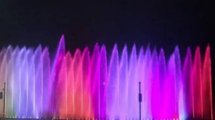 Music fountain realized in Nagpur from Gadkari's concept