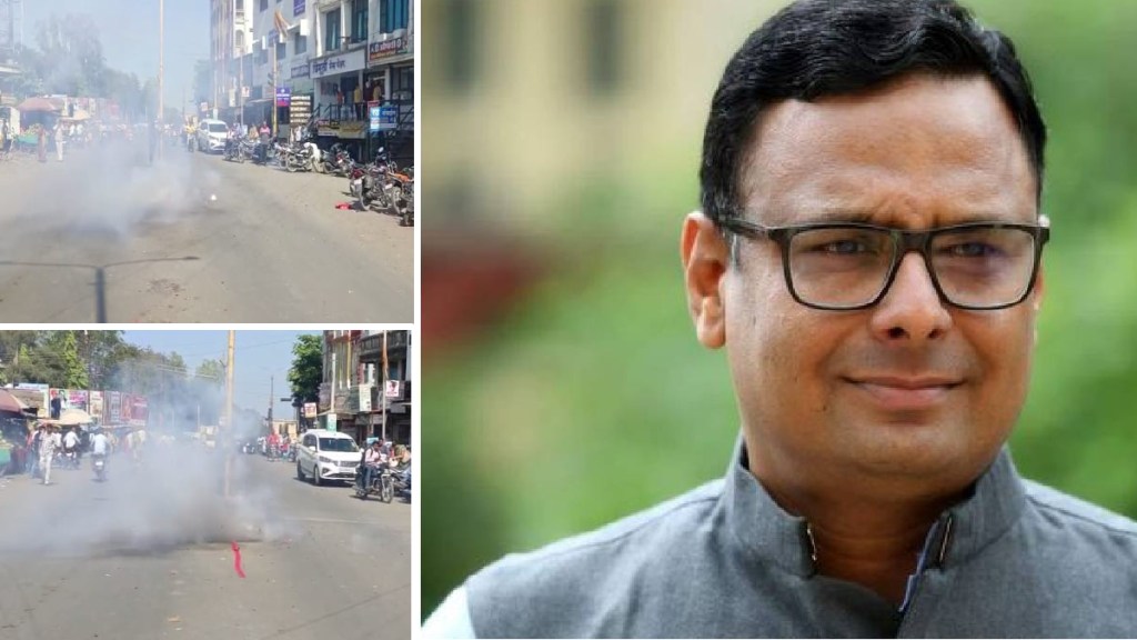 After Dheeraj Lingade was declared victorious