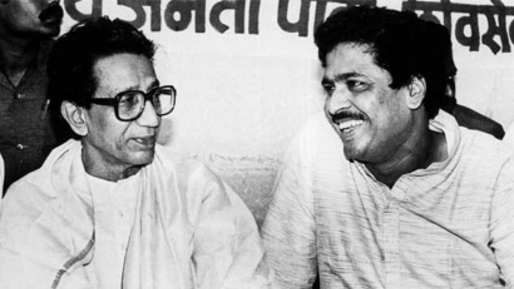 Balasaheb Thackeray and Pramod Mahajan Balasaheb Thackeray and Pramod Mahajan