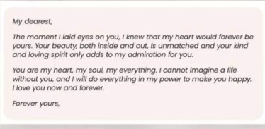 ChatGpt Love letter viral