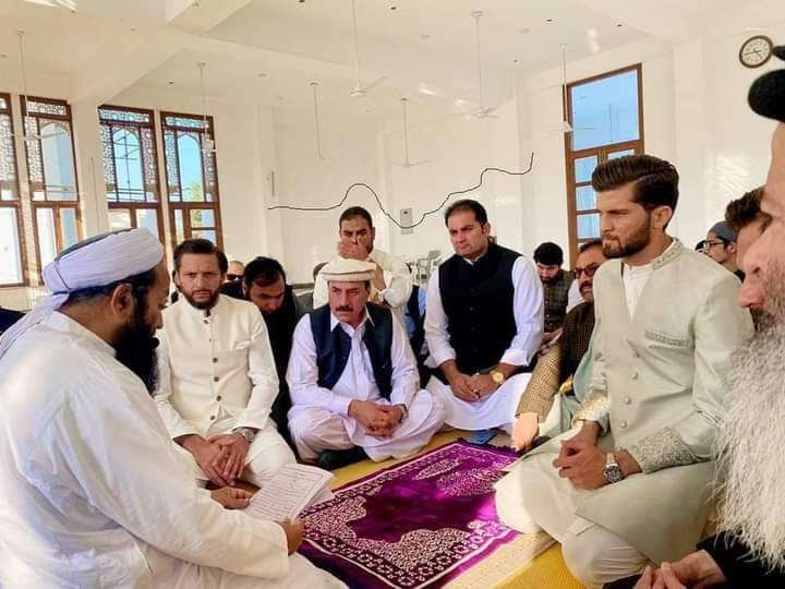 Shaheen Shah Afridi Married Daughter Ansha See Wedding Photos 