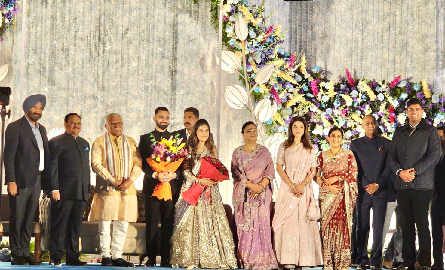 JP Nadda son wedding reception 10