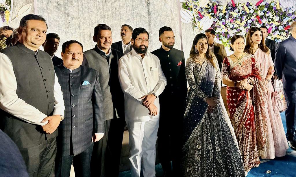 JP Nadda son wedding reception 11