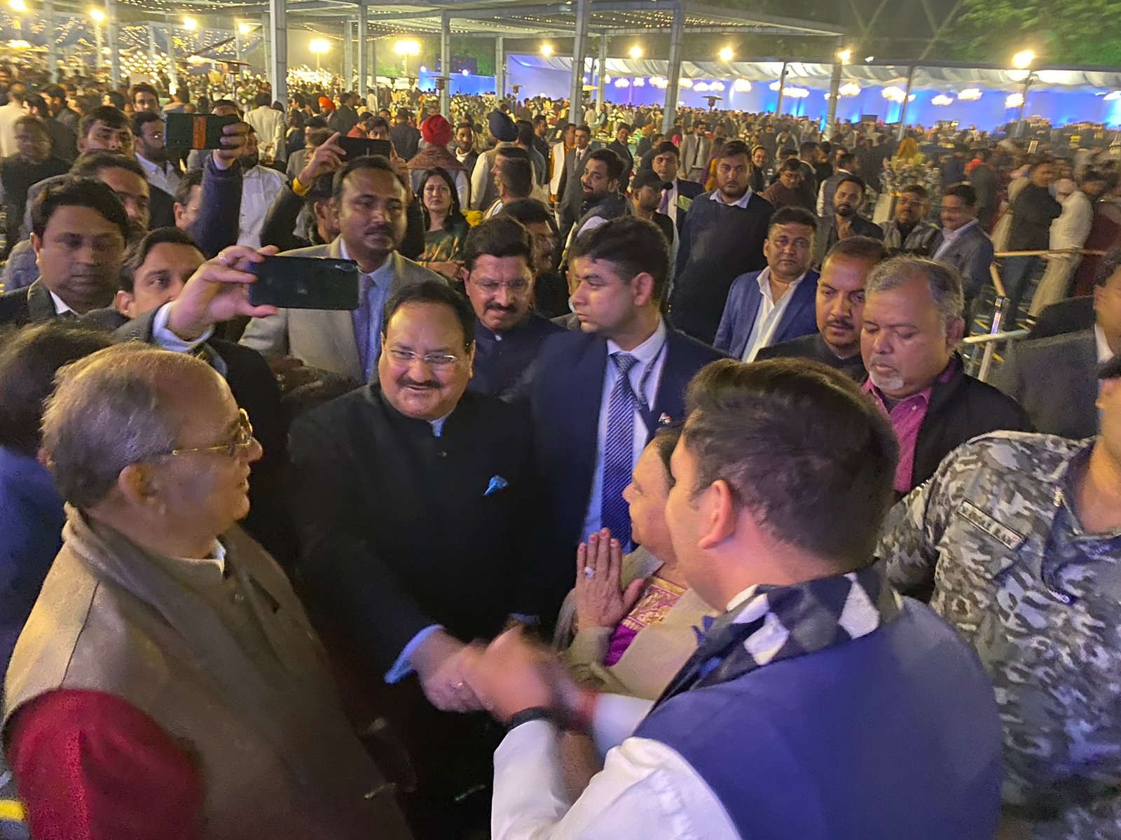 JP Nadda son wedding reception 6