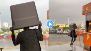 foreign women slipped in rain