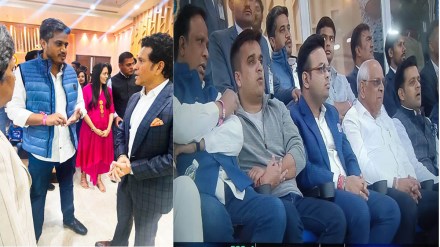 IND vs NZ 3rd T20: Jai Shah and Rohit Pawar at the same time at the same place Chat with Sachin Tendulkar during the match