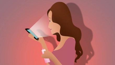 Smartphone Brightness harmful for eyes and head