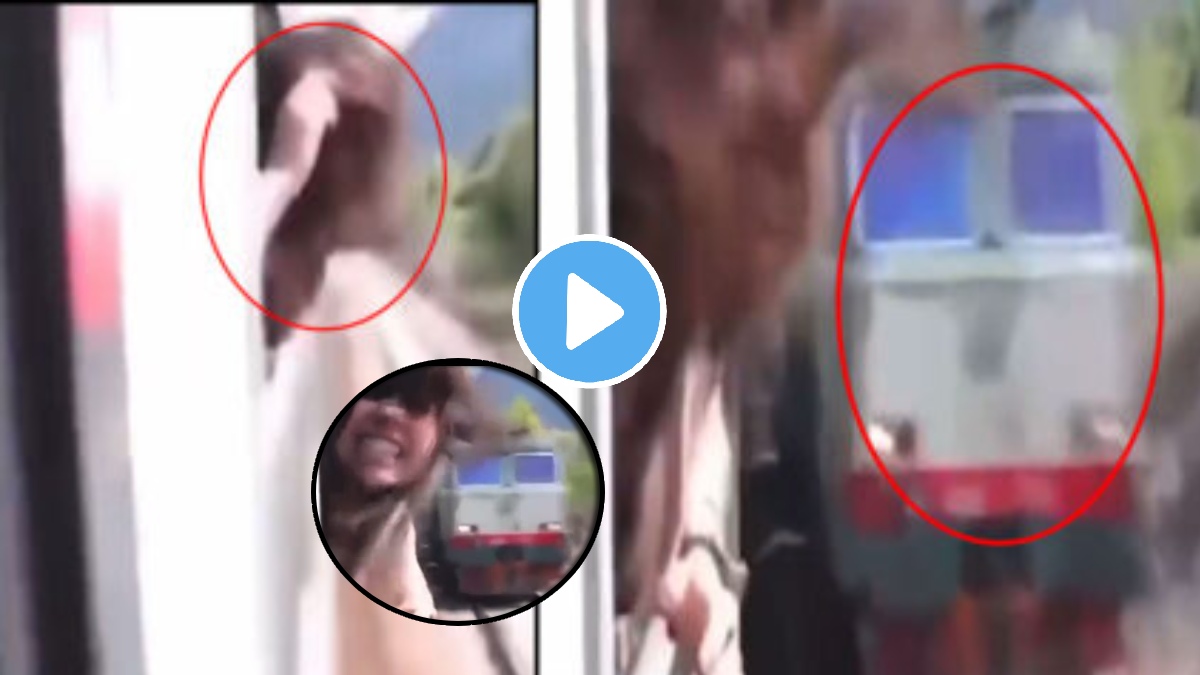 Girl Trying To Take A Selfie From The Window Of The Train What Happened ...