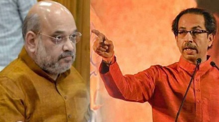 amit shah and Uddhav Thakrey amit shah and Uddhav Thakrey