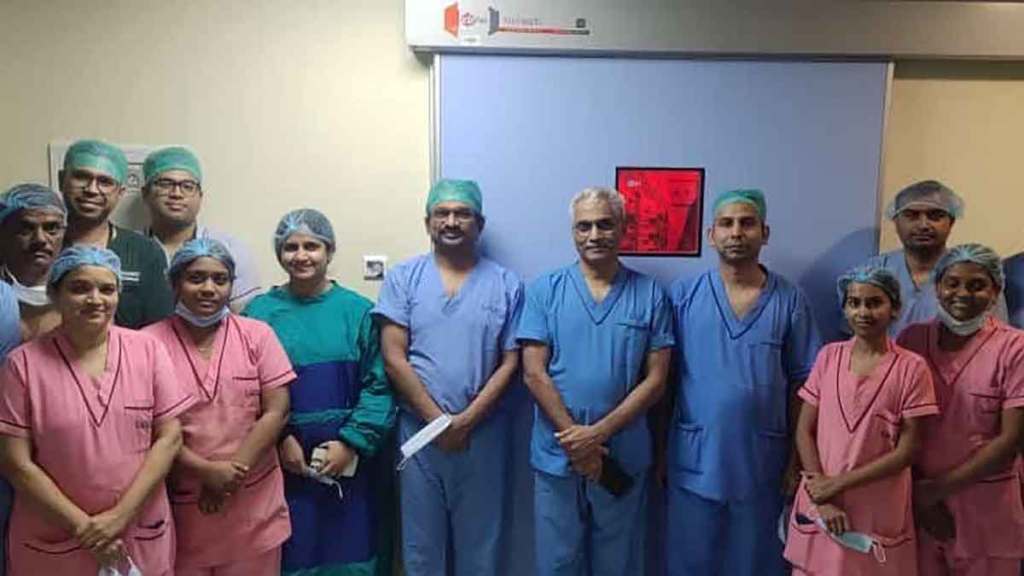 डॉ. अभिजित ढाले, डॉ. जय धर्माशी, डॉ. शिवचरण बालगे, डॉ. अक्षय कृपलानी, डॉ. ऋतुराज पेडणेकर व अन्य डॉक्टरांनी हे कार्य तडीस नेले.
