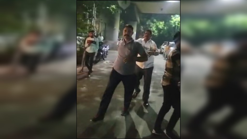 A drunken policeman