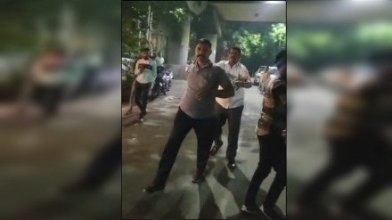 A drunken policeman