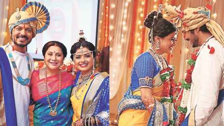 raj and kaveri wedding in bhagya dile tu mala