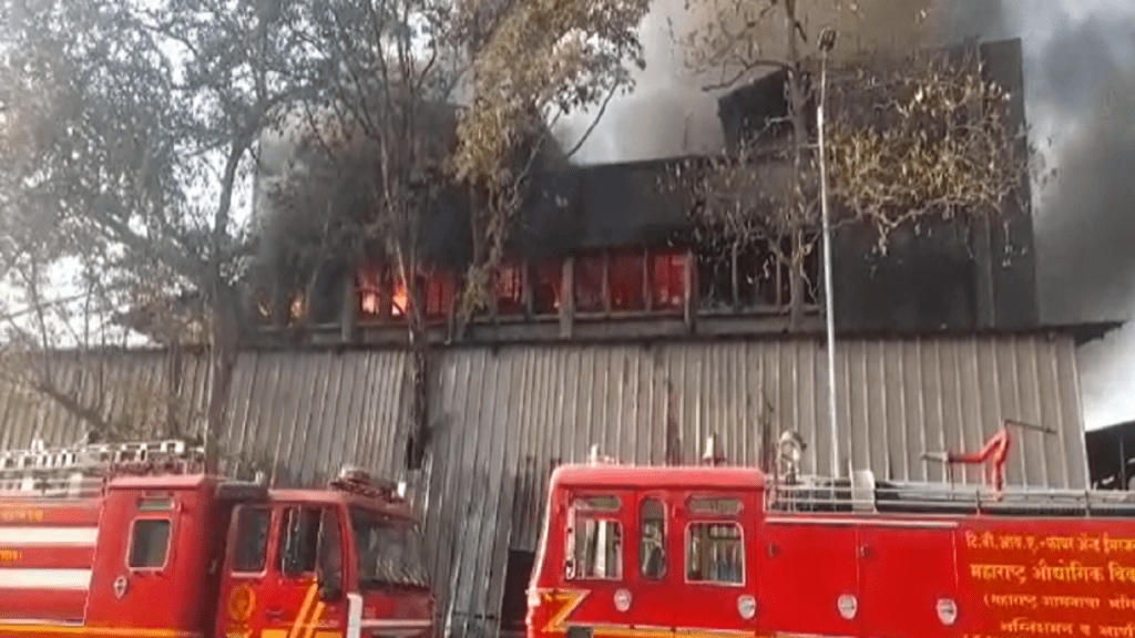 fire textile factory Turbhe MIDC fire textile factory Turbhe MIDC