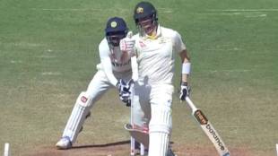 IND vs AUS 1st Test Steve Smith's thumpsup reaction