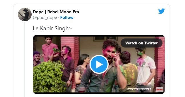 kabir singh meme 