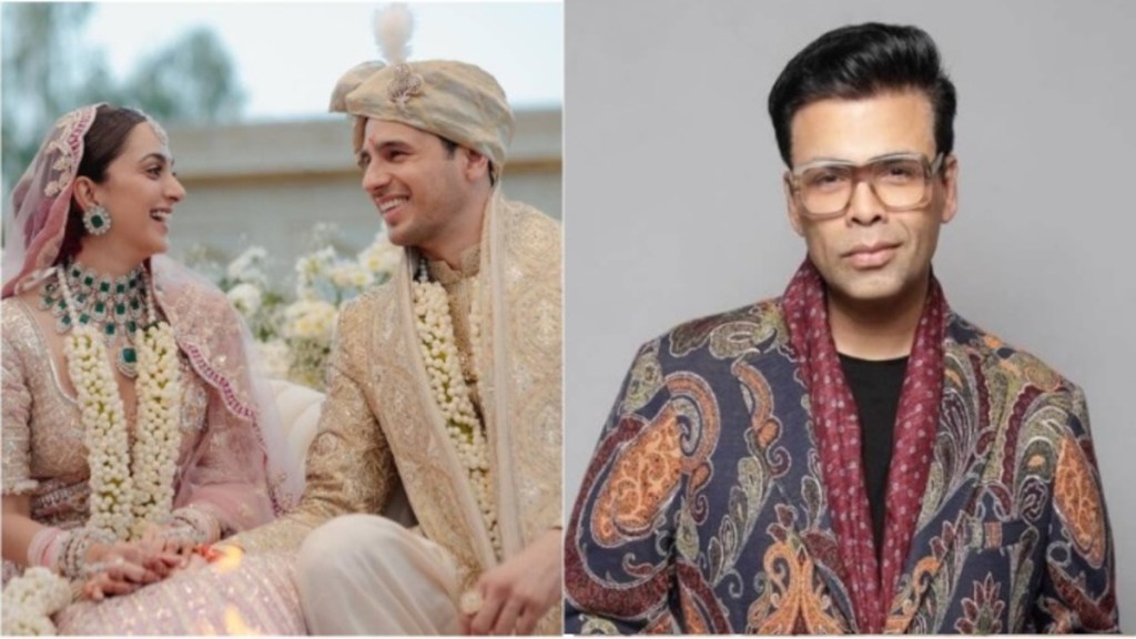 karan johar post for sid-kiara