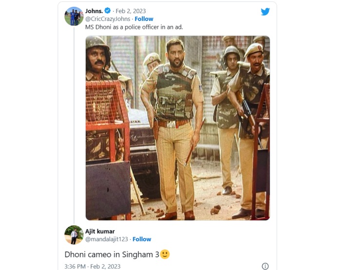 ms dhoni photo viral