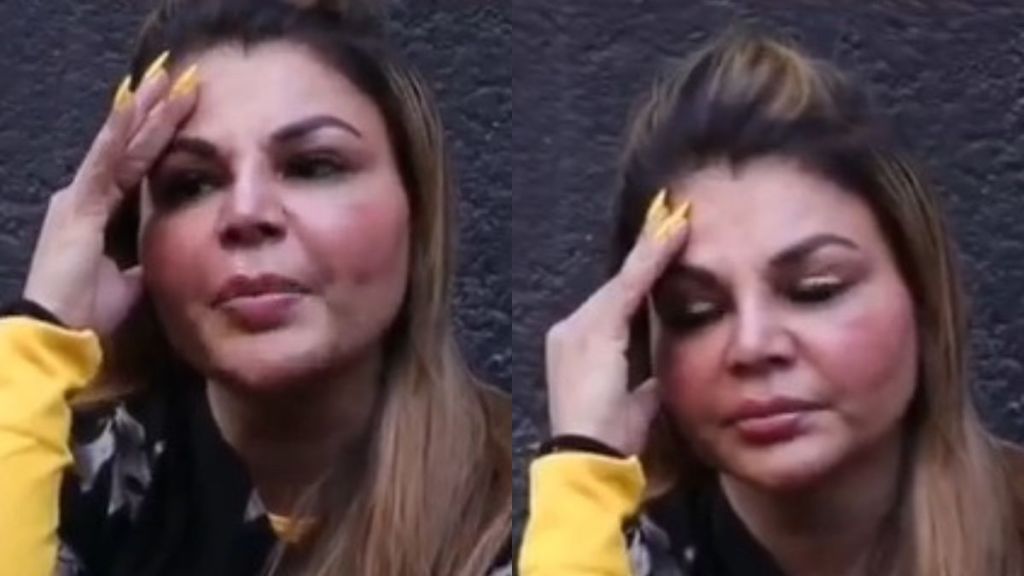 Rakhi Sawant slaps herself, Rakhi Sawant new video, Rakhi Sawant latest news, Rakhi Sawant ki news, Rakhi Sawant ka naya video, Rakhi Sawant adil khan, adil khan kaha hai, राखी सावंत, राखी सावंत व्हिडिओ, राखी सावंत पती आदिल खान, राखी सावंत प्रकरण