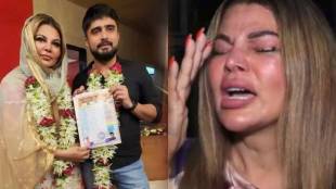 rakhi sawant crying