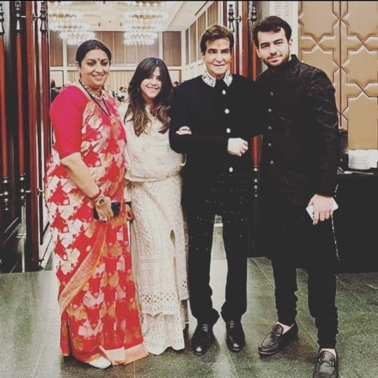 smriti irani daughter reception 