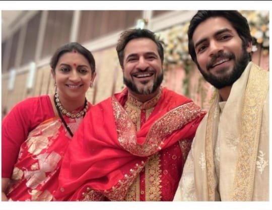 smriti irani daughter reception 1