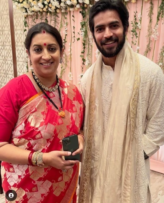 smriti irani daughter reception 1