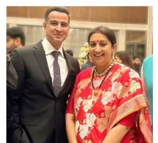 smriti irani daughter reception 