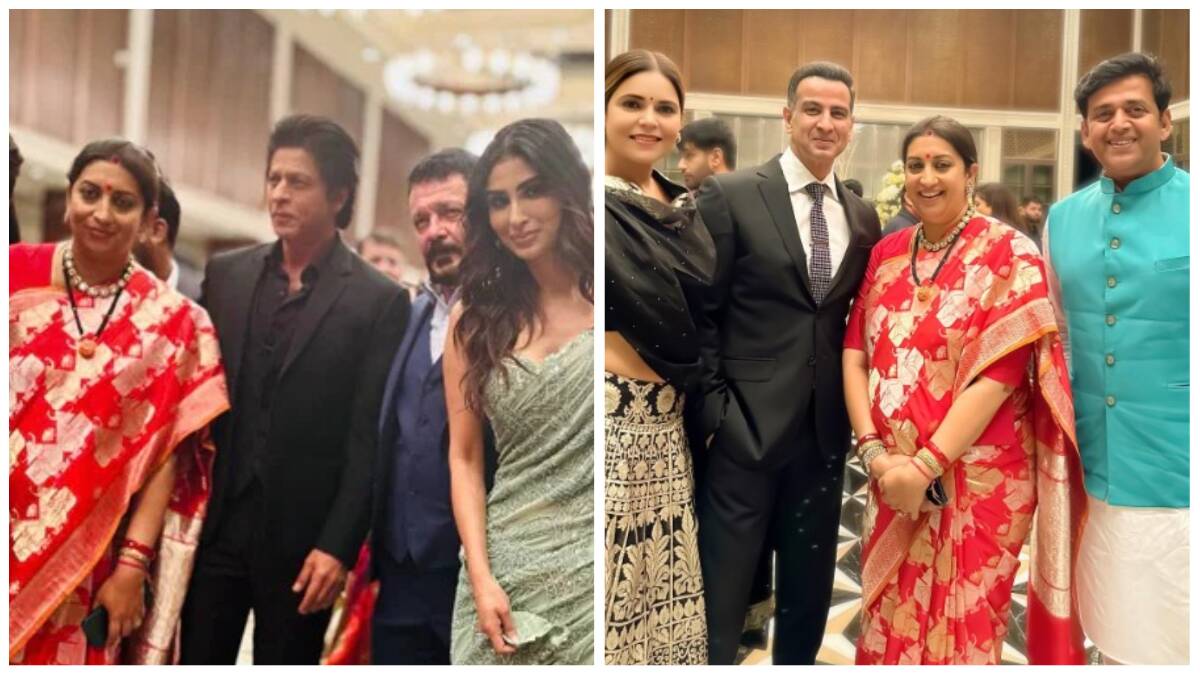 smriti irani daughter reception 