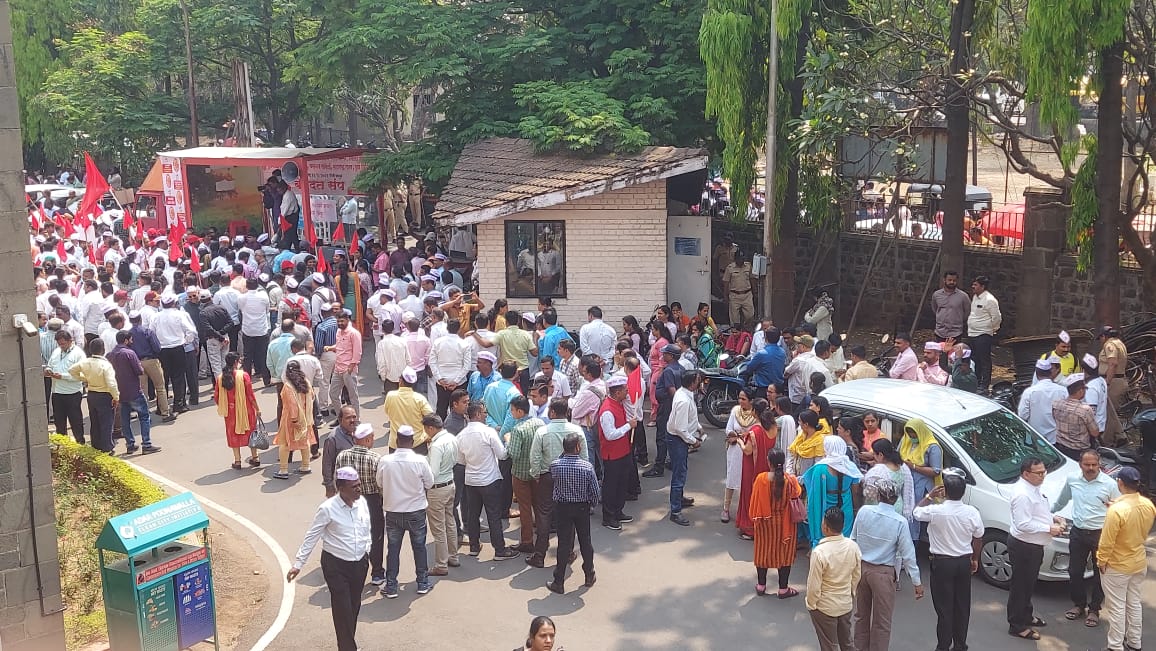 aharashtra govt employees strike